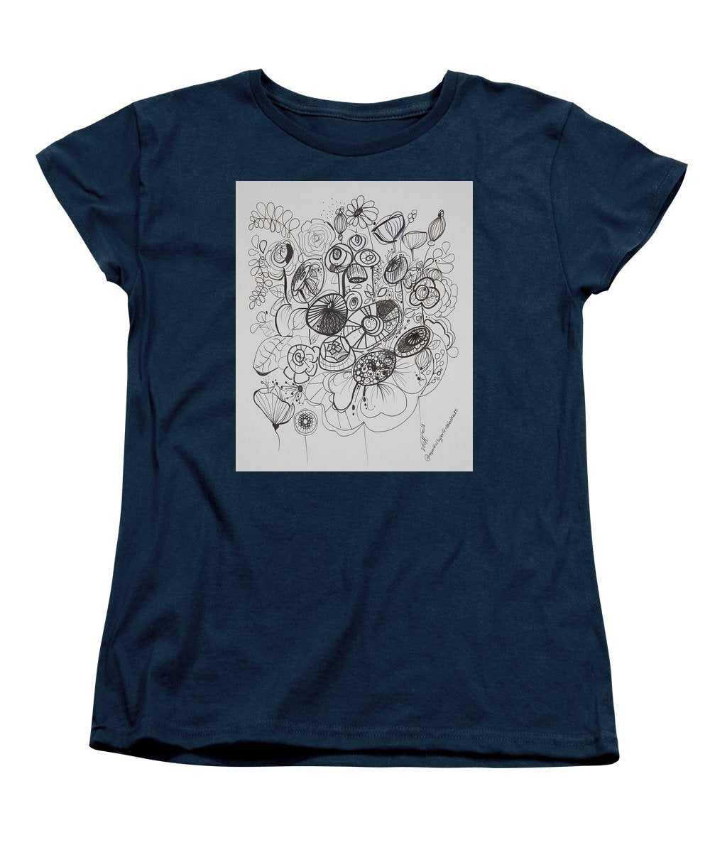 Gardens - Zentangle Collection - Women's T-Shirt (Standard Fit)