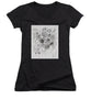 Gardens - Zentangle Collection - Women's V-Neck