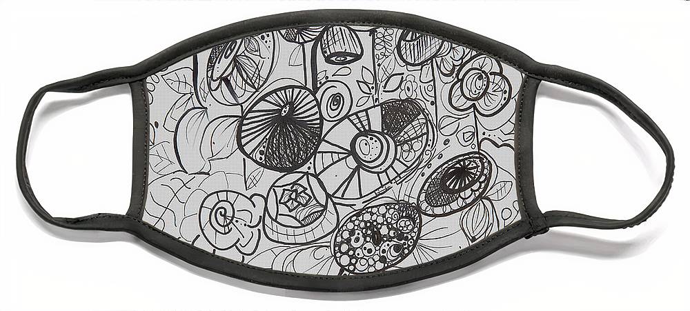 Gardens - Zentangle Collection - Face Mask