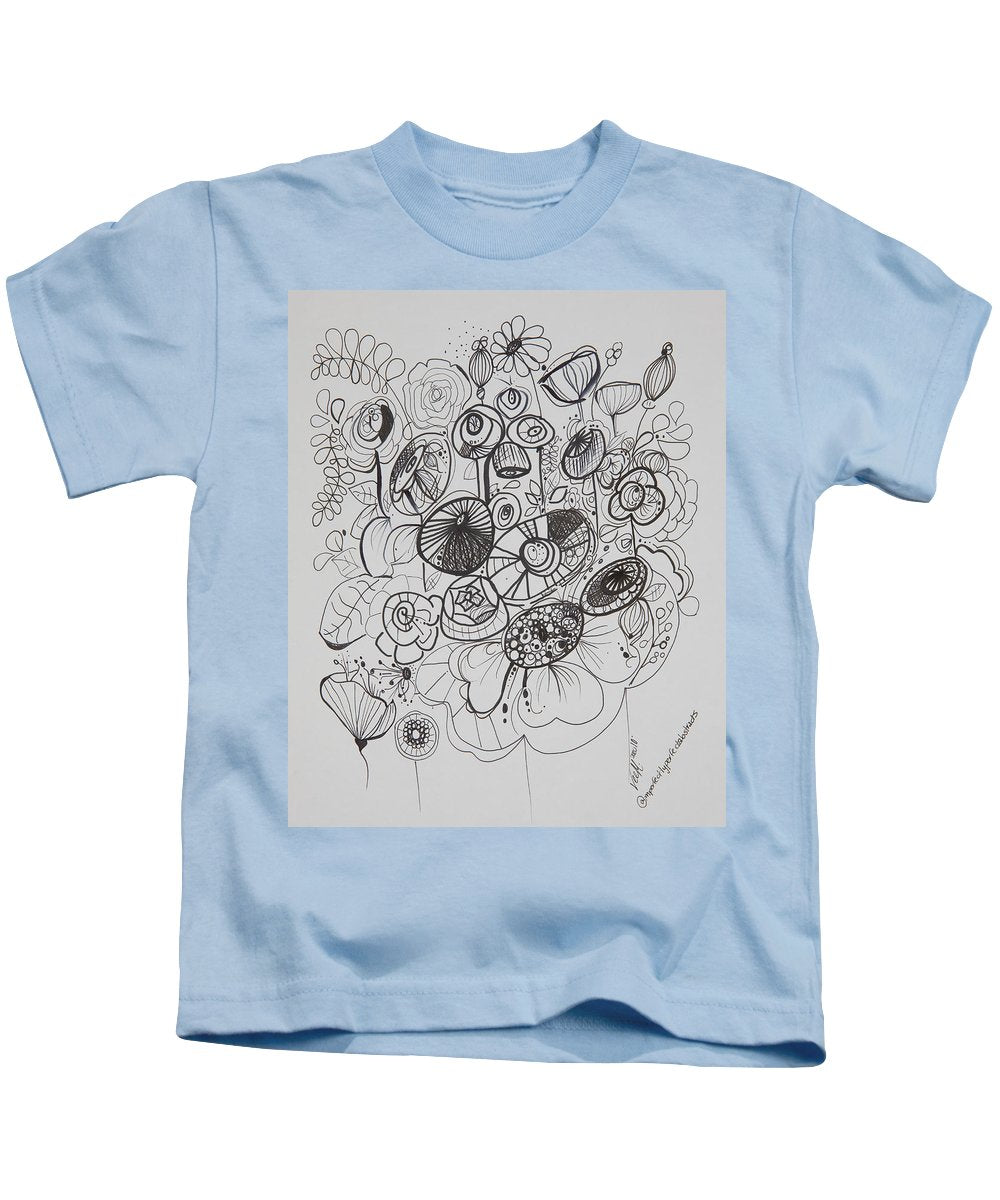 Gardens - Zentangle Collection - Kids T-Shirt