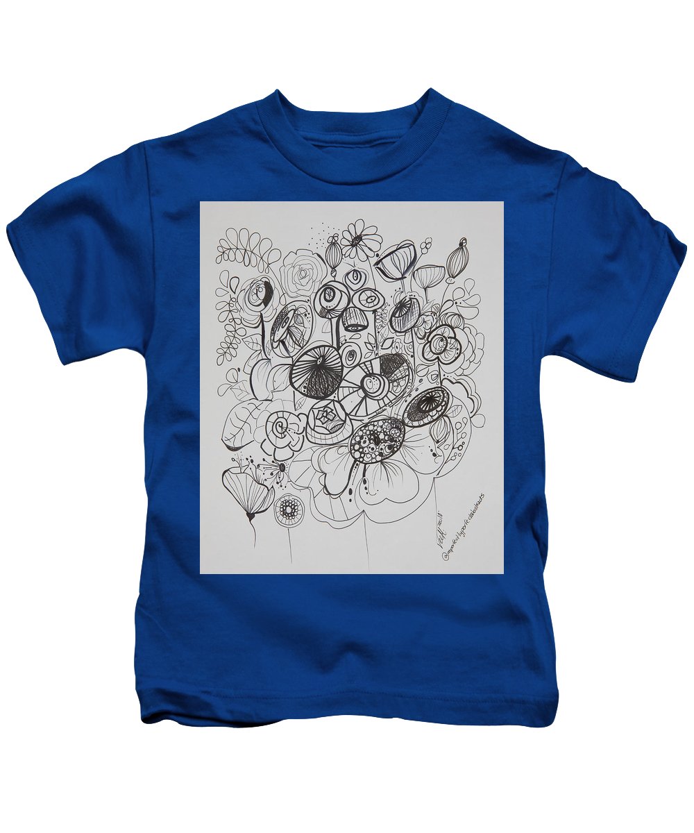 Gardens - Zentangle Collection - Kids T-Shirt