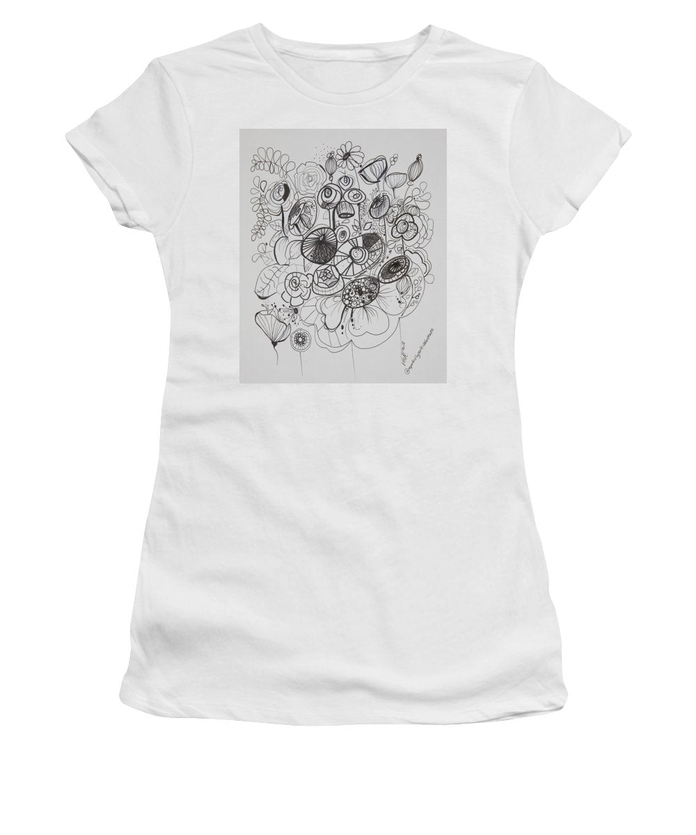 Gardens - Zentangle Collection - Women's T-Shirt