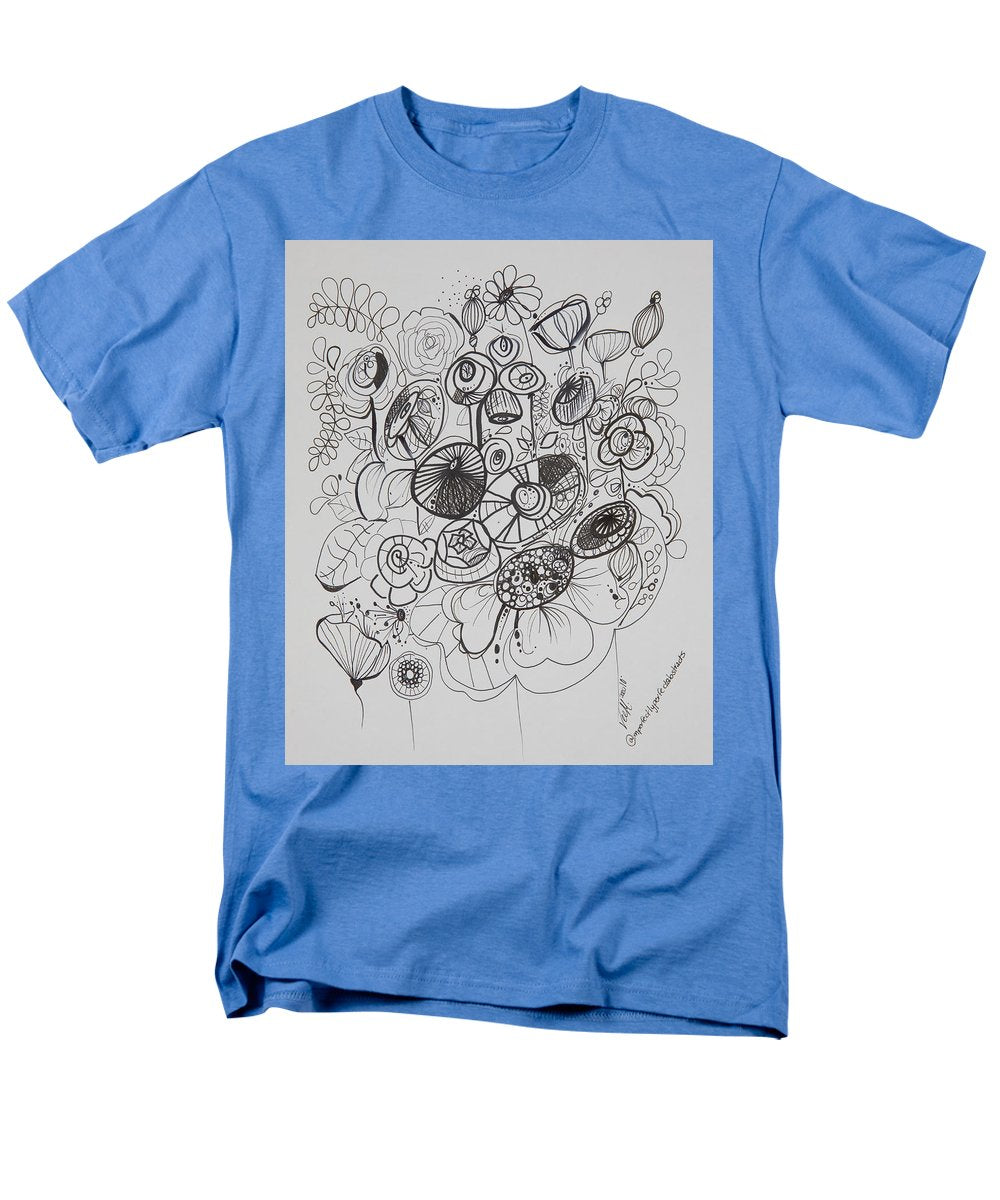 Gardens - Zentangle Collection - Men's T-Shirt  (Regular Fit)