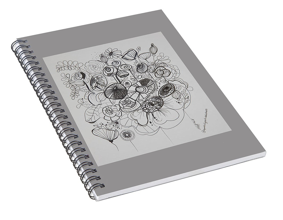 Gardens - Zentangle Collection - Spiral Notebook