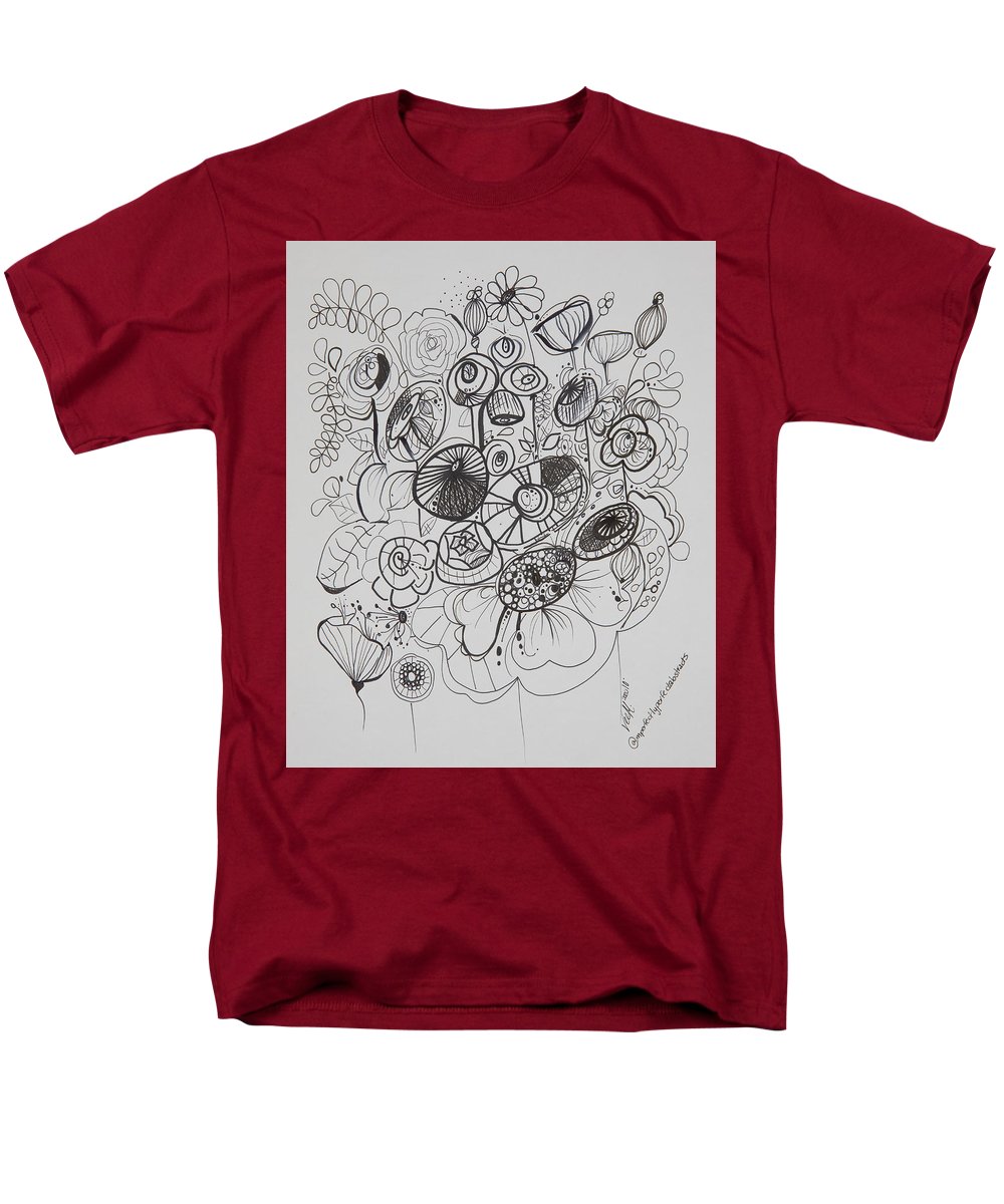 Gardens - Zentangle Collection - Men's T-Shirt  (Regular Fit)