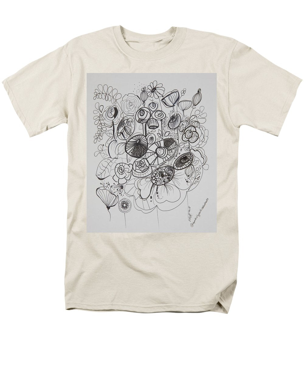 Gardens - Zentangle Collection - Men's T-Shirt  (Regular Fit)