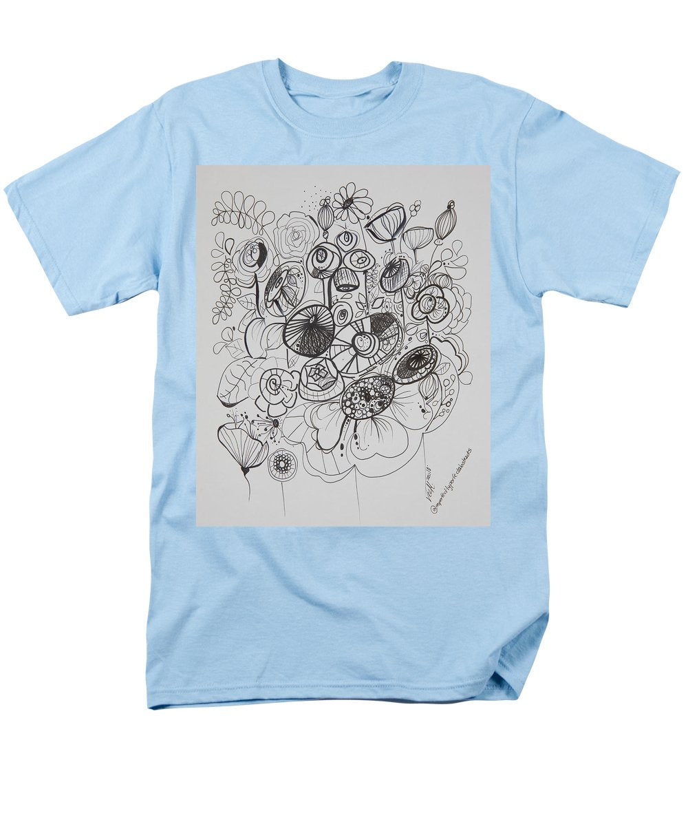 Gardens - Zentangle Collection - Men's T-Shirt  (Regular Fit)