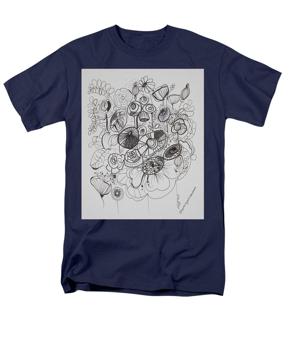 Gardens - Zentangle Collection - Men's T-Shirt  (Regular Fit)