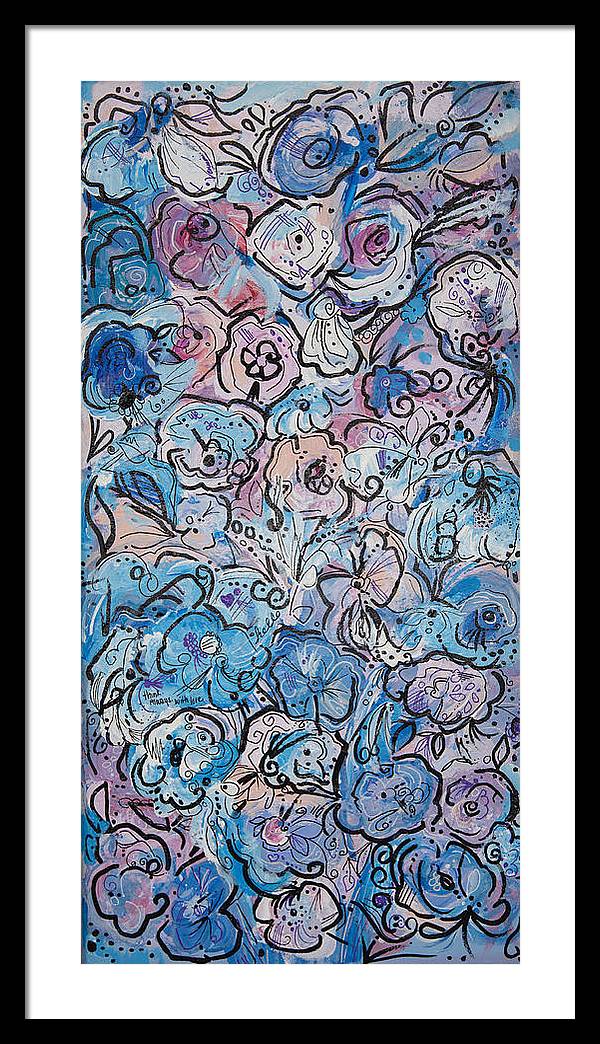 Graffiti Bloom - Blooming Collection - Framed Print