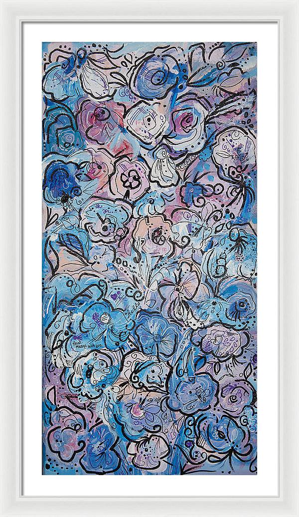 Graffiti Bloom - Blooming Collection - Framed Print