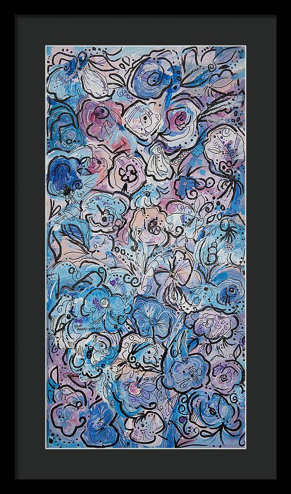 Graffiti Bloom - Blooming Collection - Framed Print