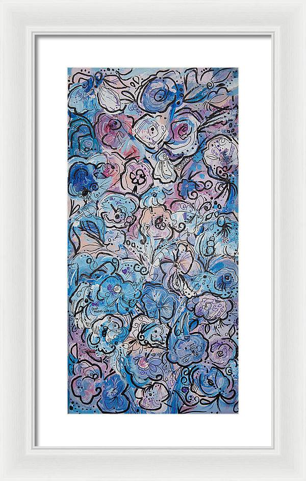 Graffiti Bloom - Blooming Collection - Framed Print