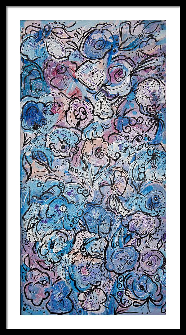 Graffiti Bloom - Blooming Collection - Framed Print