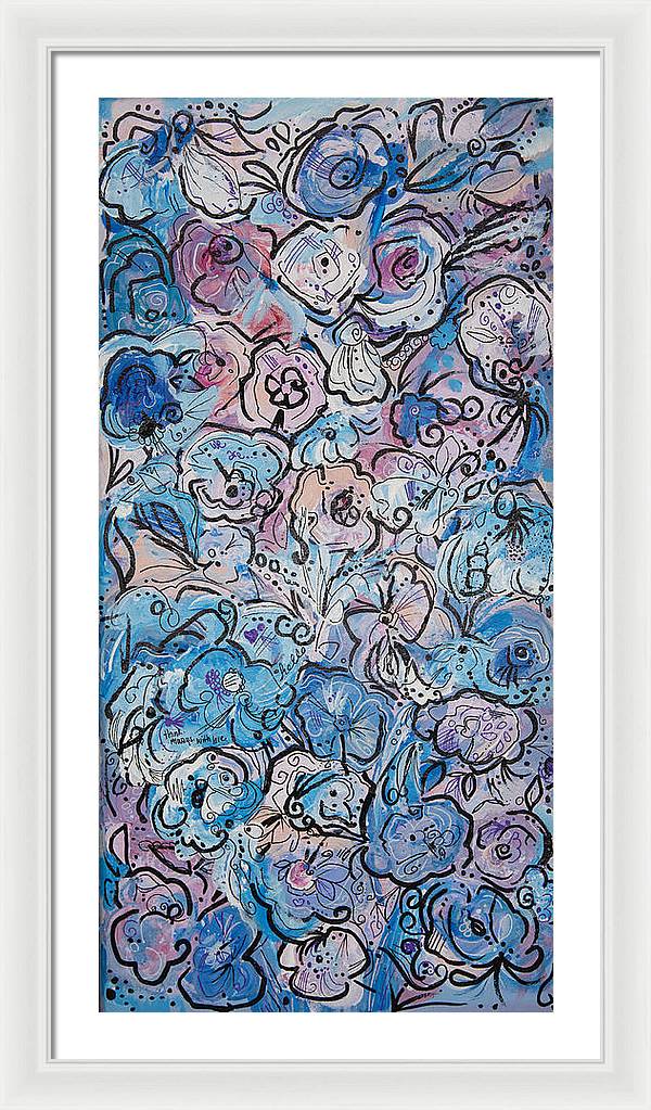 Graffiti Bloom - Blooming Collection - Framed Print