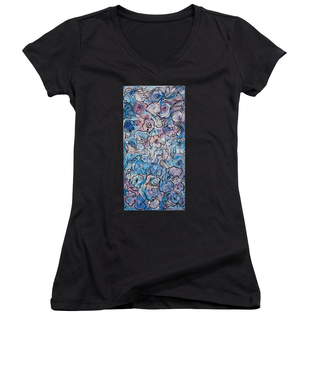 Graffiti Bloom - Blooming Collection - Women's V-Neck