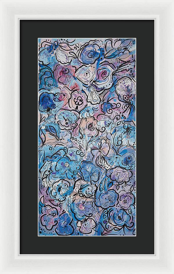 Graffiti Bloom - Blooming Collection - Framed Print