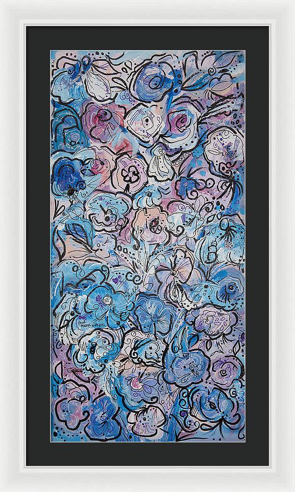 Graffiti Bloom - Blooming Collection - Framed Print