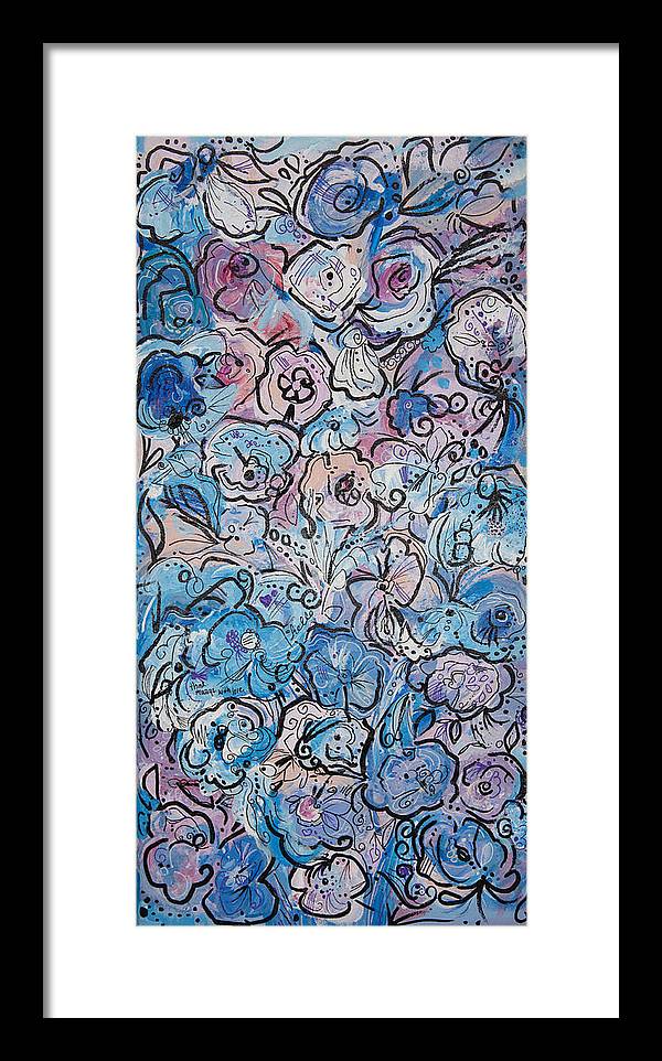 Graffiti Bloom - Blooming Collection - Framed Print