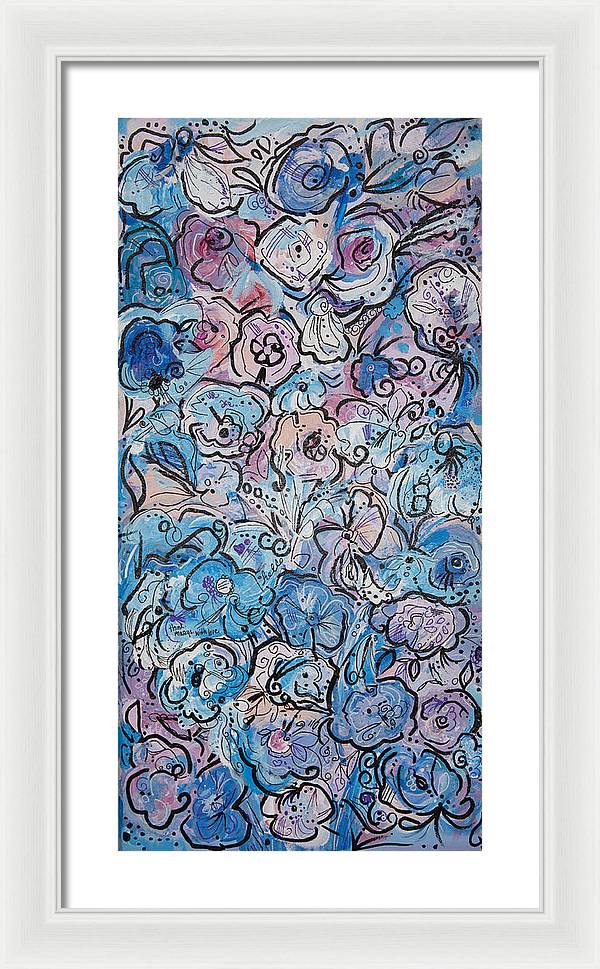 Graffiti Bloom - Blooming Collection - Framed Print