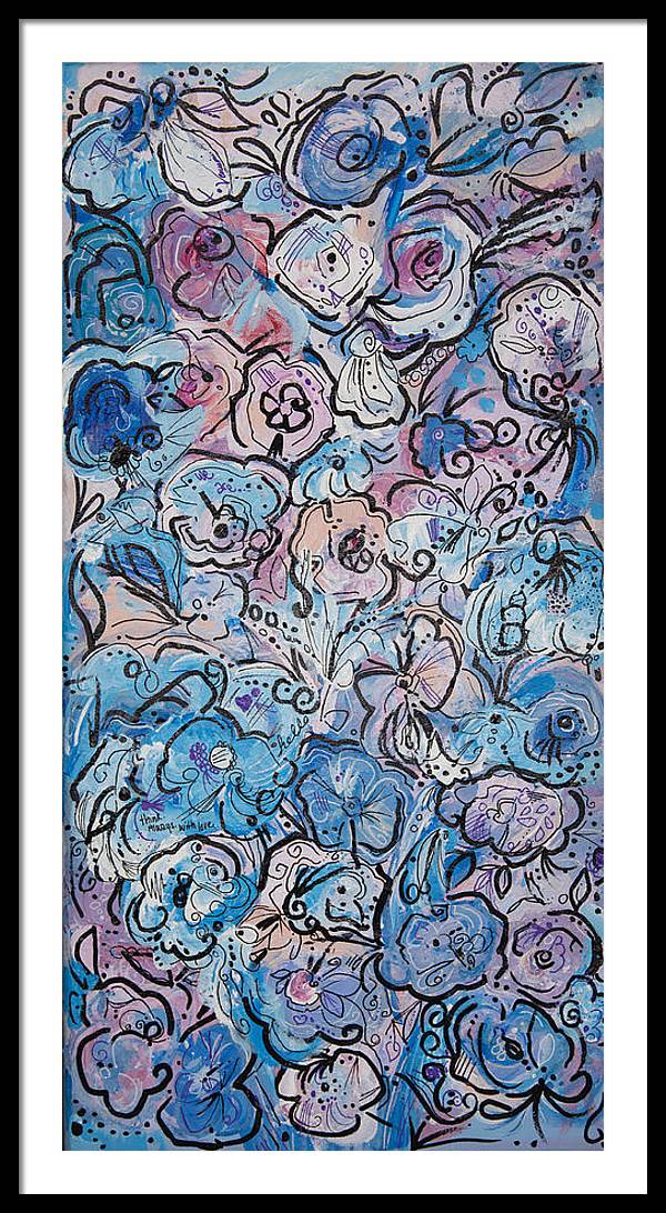 Graffiti Bloom - Blooming Collection - Framed Print