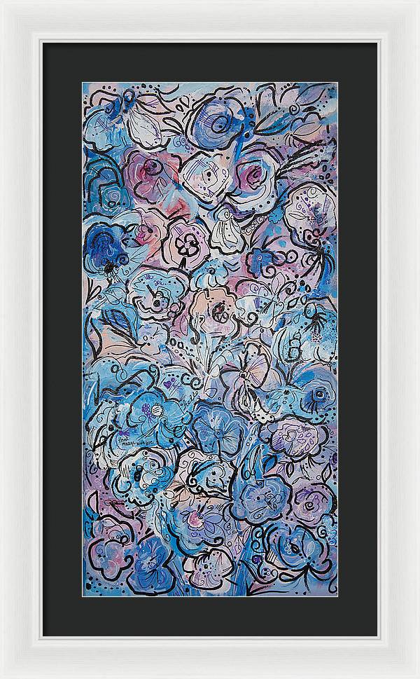 Graffiti Bloom - Blooming Collection - Framed Print