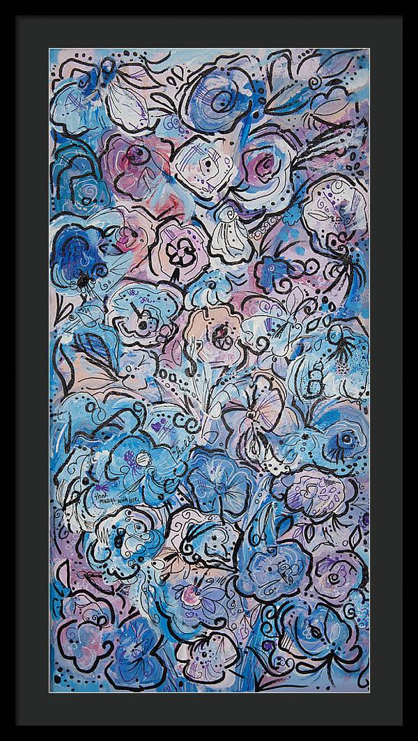 Graffiti Bloom - Blooming Collection - Framed Print