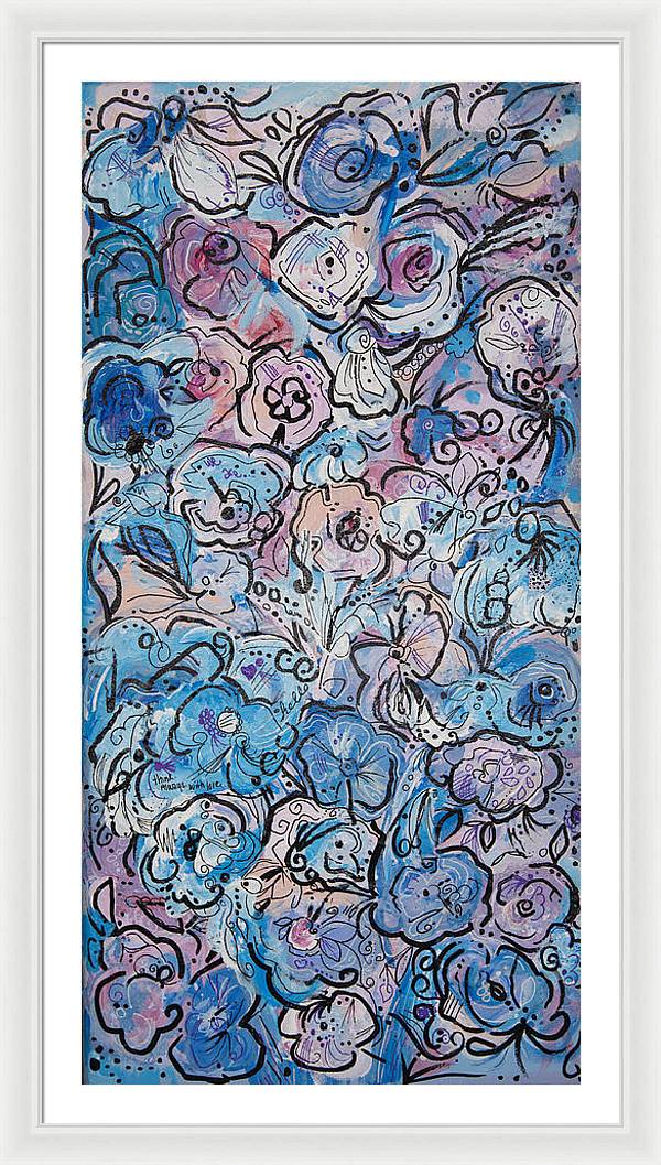 Graffiti Bloom - Blooming Collection - Framed Print