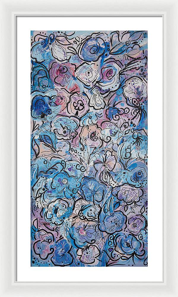 Graffiti Bloom - Blooming Collection - Framed Print