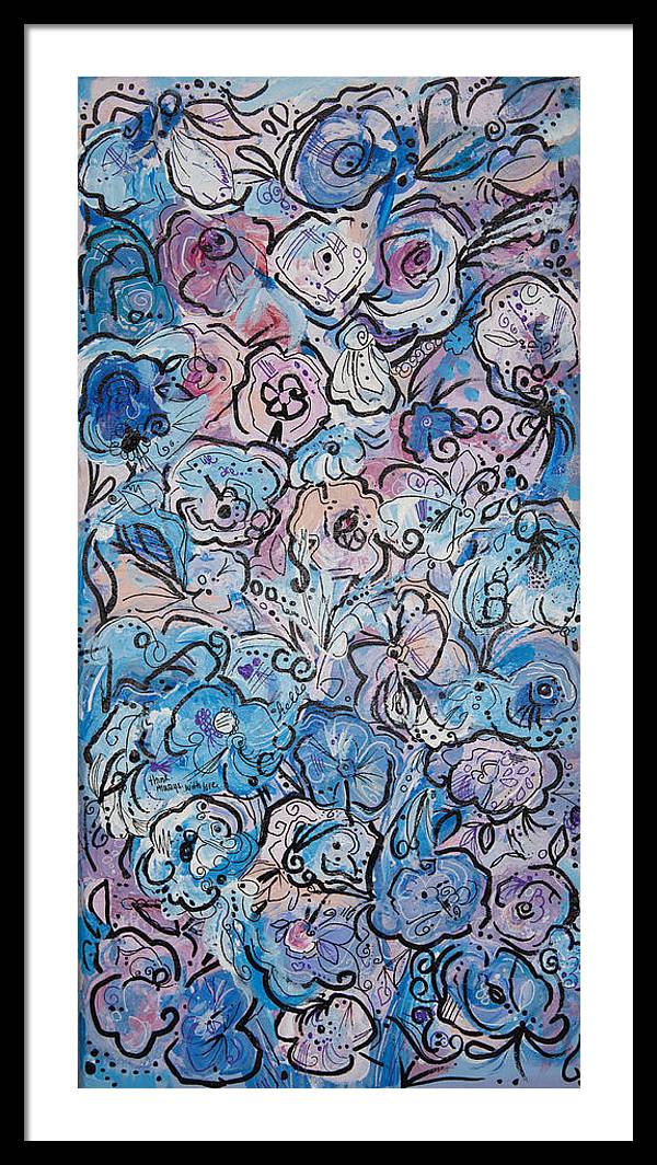 Graffiti Bloom - Blooming Collection - Framed Print