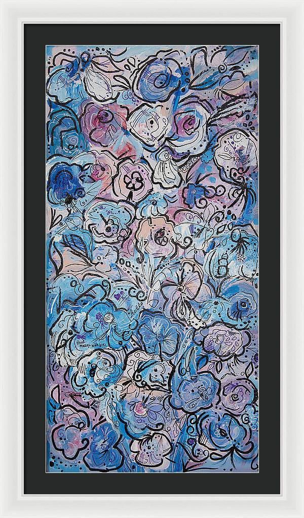 Graffiti Bloom - Blooming Collection - Framed Print