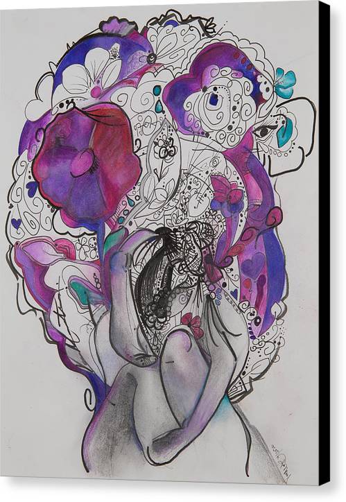 Ground - Zentangle Collection - Canvas Print