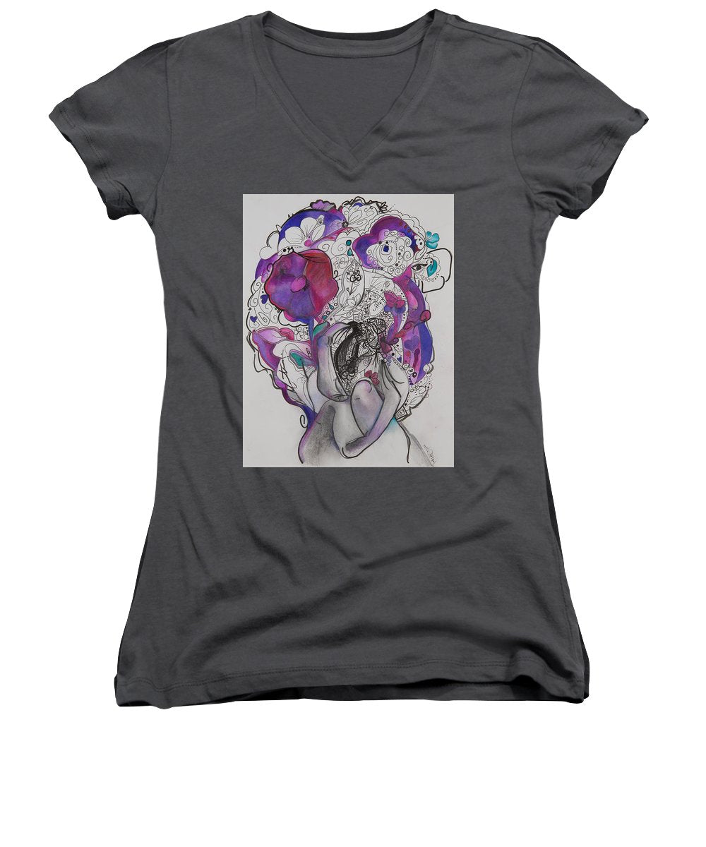 Ground - Zentangle Collection - Women's V-Neck