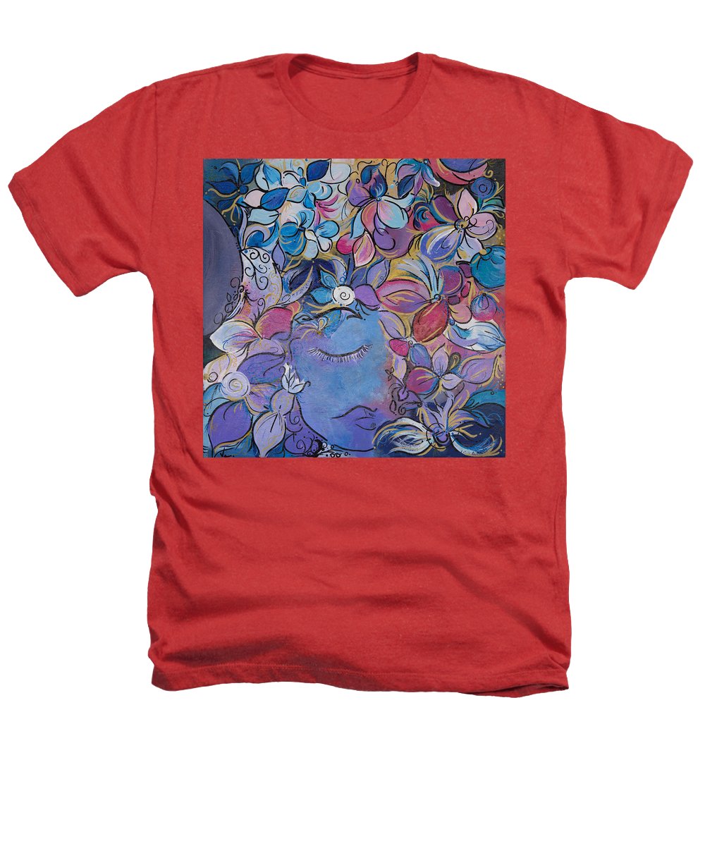 Hidden By Gold - Flower Head Collection - Heathers T-Shirt