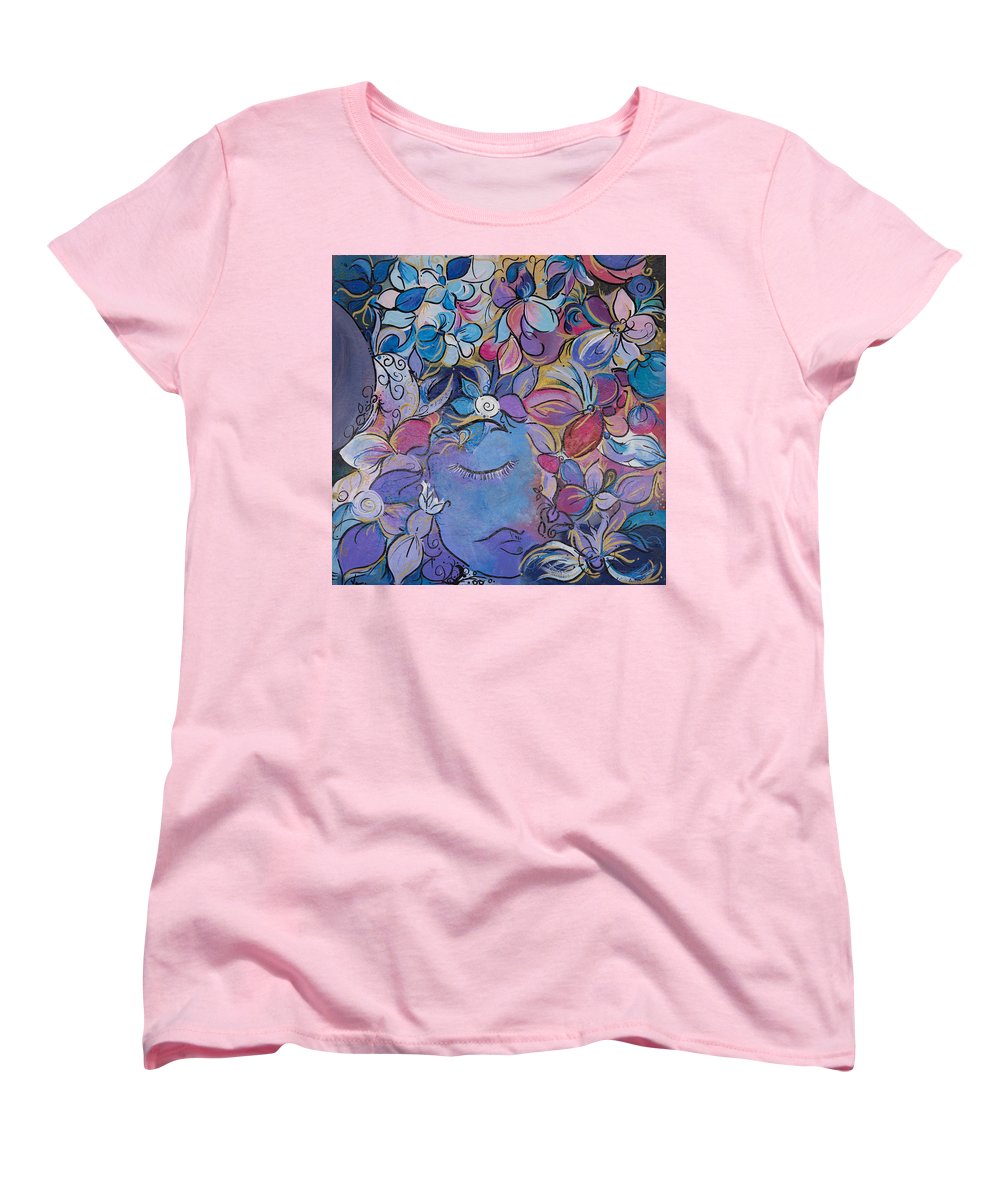 Hidden By Gold - Flower Head Collection - Women's T-Shirt (Standard Fit)