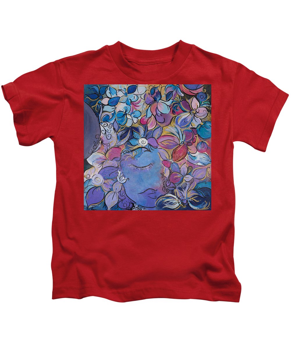 Hidden By Gold - Flower Head Collection - Kids T-Shirt