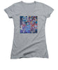 Hidden By Gold - Flower Head Collection - Women's V-Neck