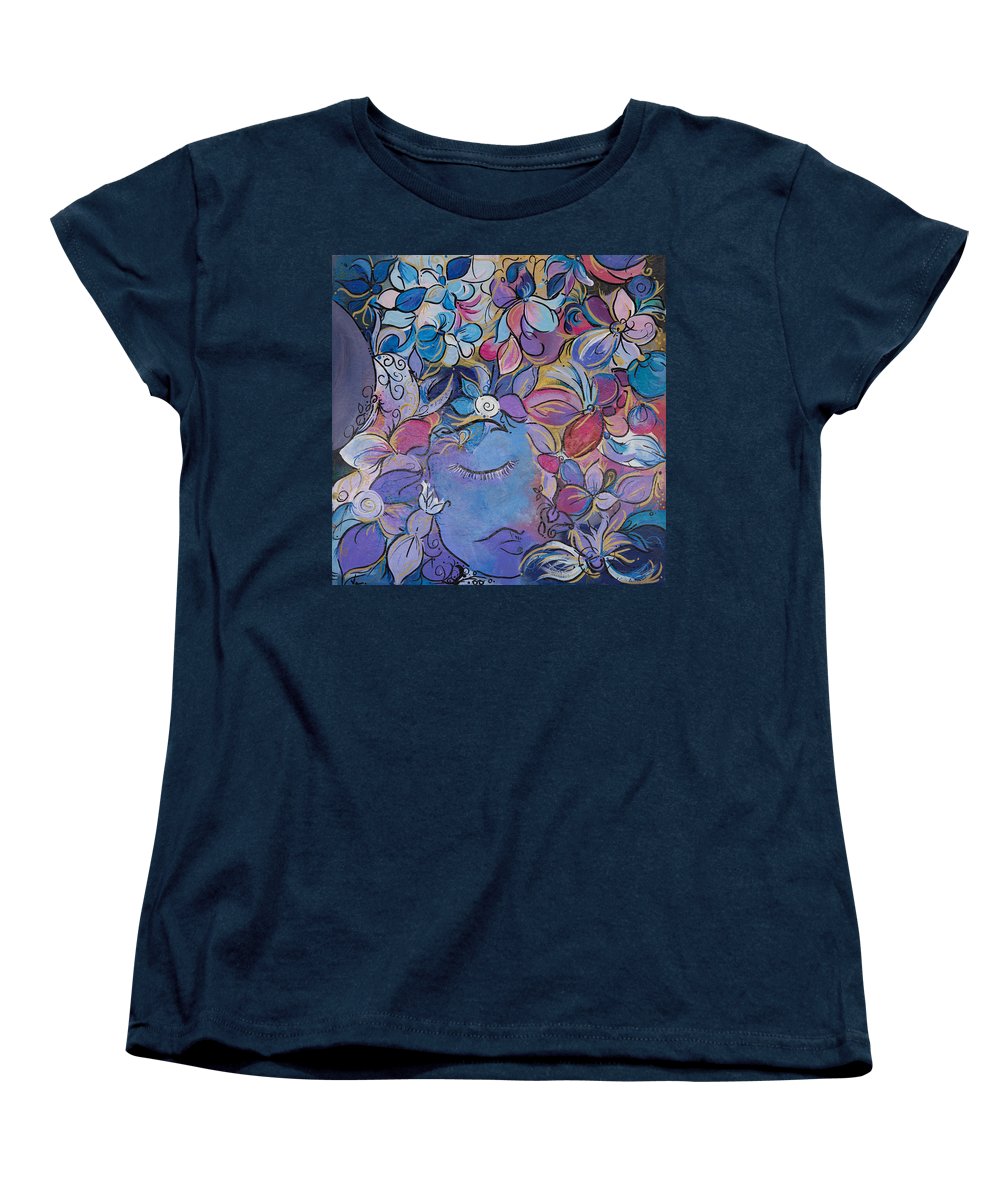 Hidden By Gold - Flower Head Collection - Women's T-Shirt (Standard Fit)