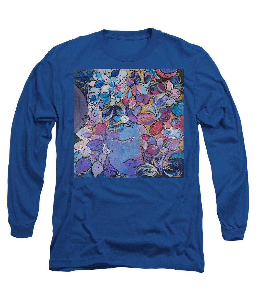 Hidden By Gold - Flower Head Collection - Long Sleeve T-Shirt