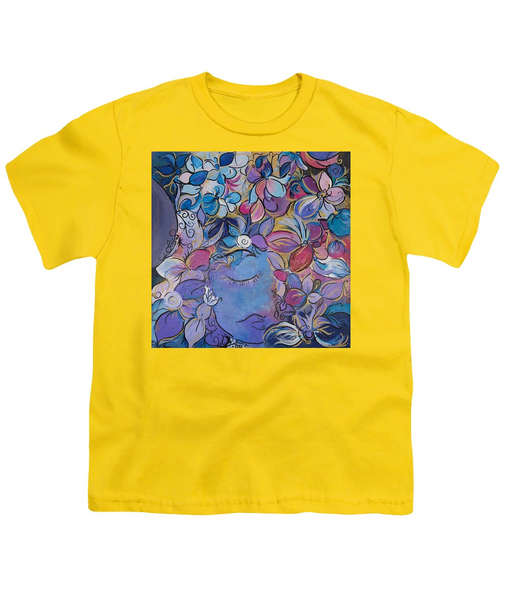 Hidden By Gold - Flower Head Collection - Youth T-Shirt