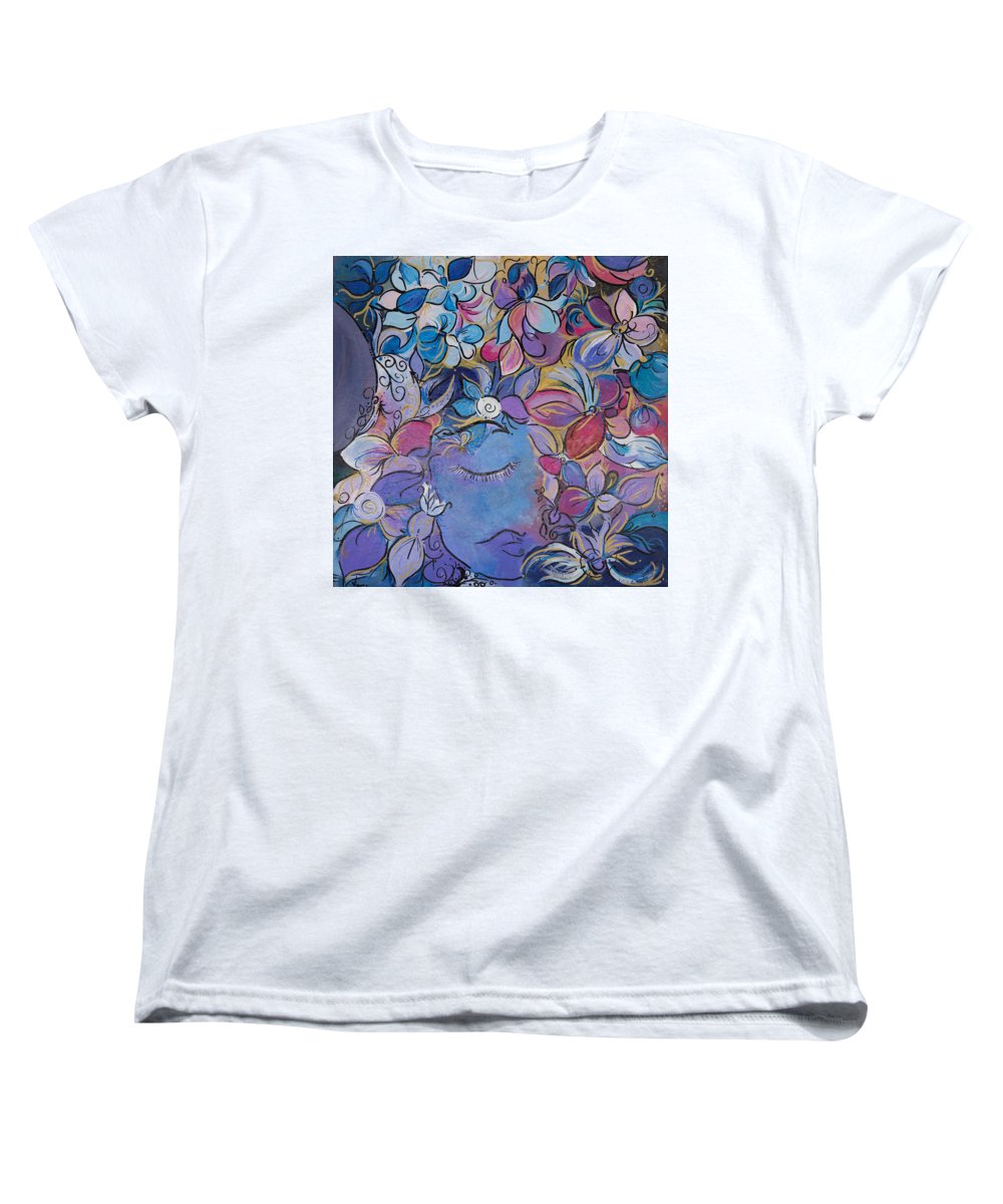 Hidden By Gold - Flower Head Collection - Women's T-Shirt (Standard Fit)