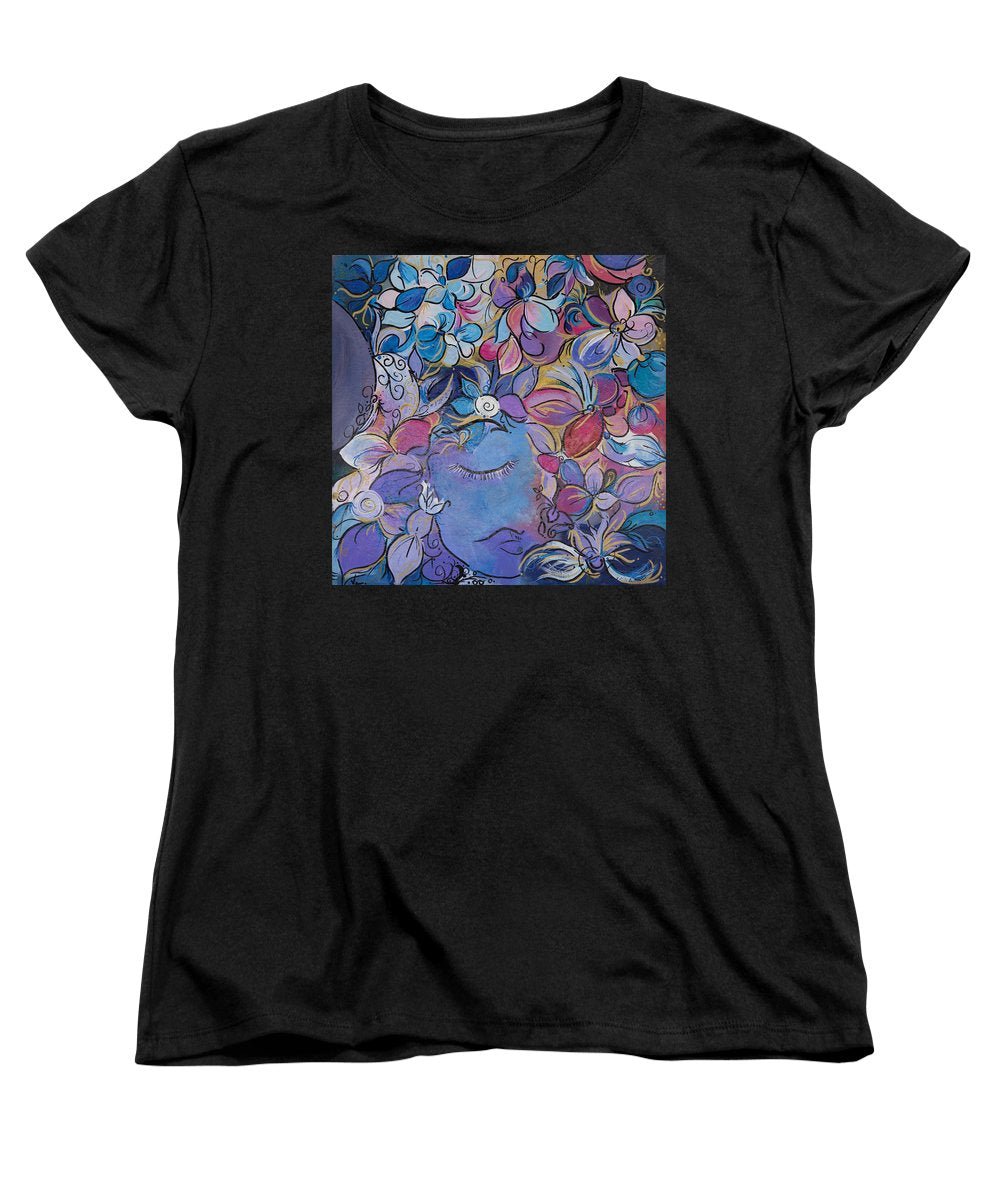 Hidden By Gold - Flower Head Collection - Women's T-Shirt (Standard Fit)