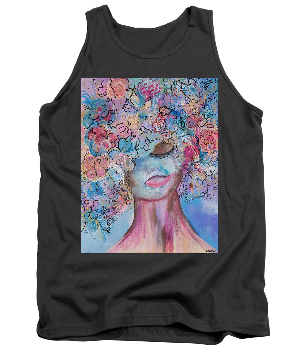 I'm Here - Flower Head Collection - Tank Top