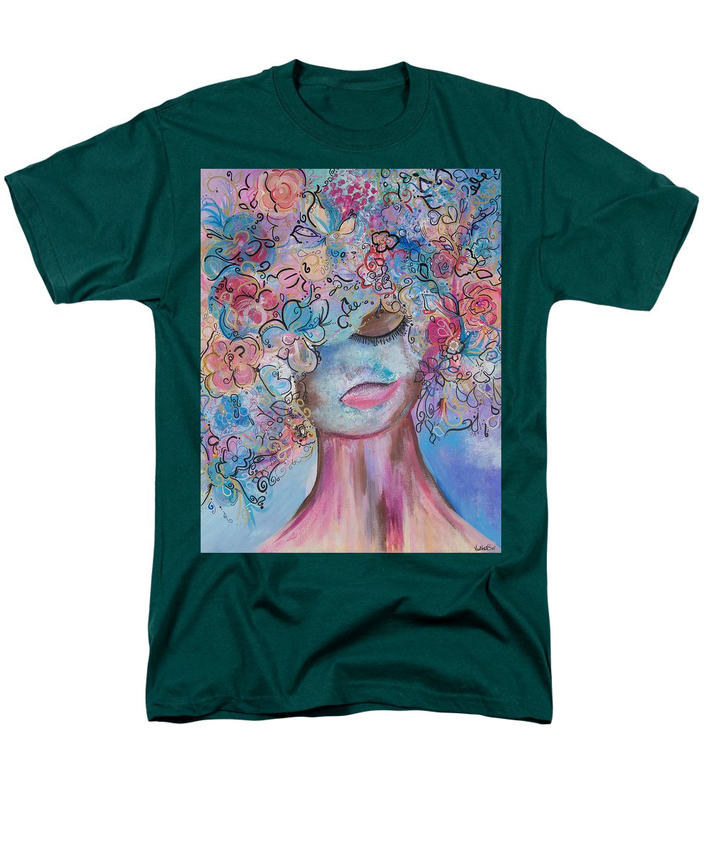 I'm Here - Flower Head Collection - Men's T-Shirt  (Regular Fit)