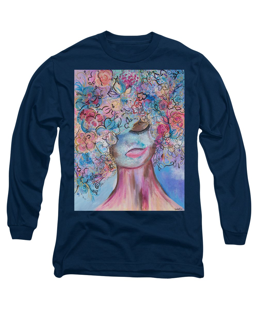 I'm Here - Flower Head Collection - Long Sleeve T-Shirt