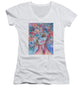 I'm Here - Flower Head Collection - Women's V-Neck