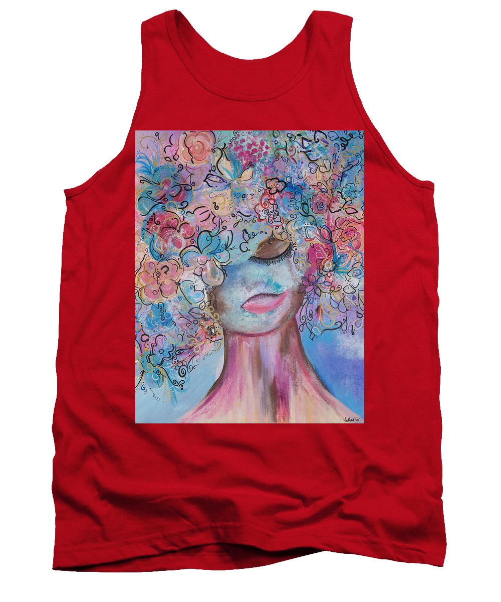 I'm Here - Flower Head Collection - Tank Top