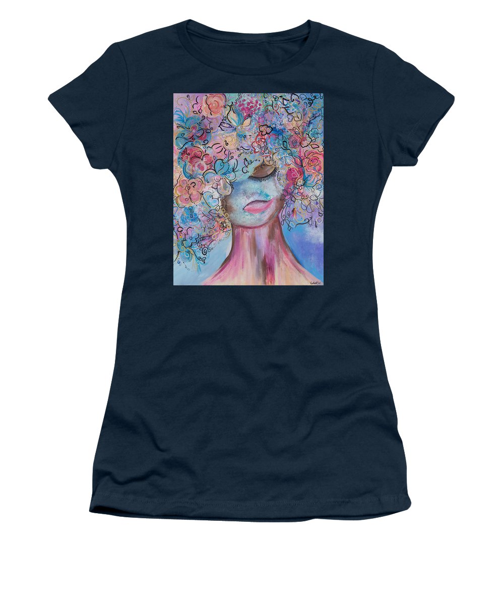 I'm Here - Flower Head Collection - Women's T-Shirt