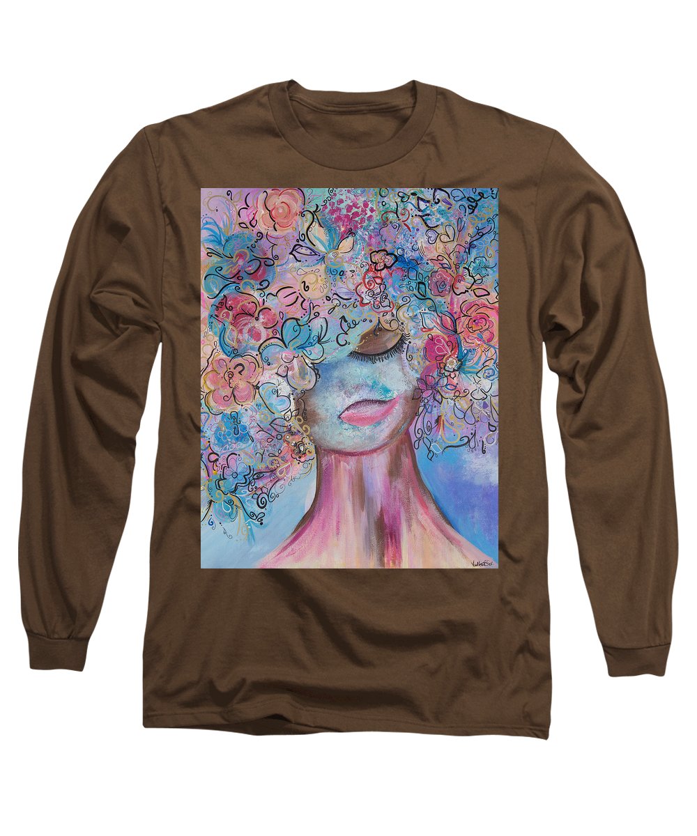 I'm Here - Flower Head Collection - Long Sleeve T-Shirt