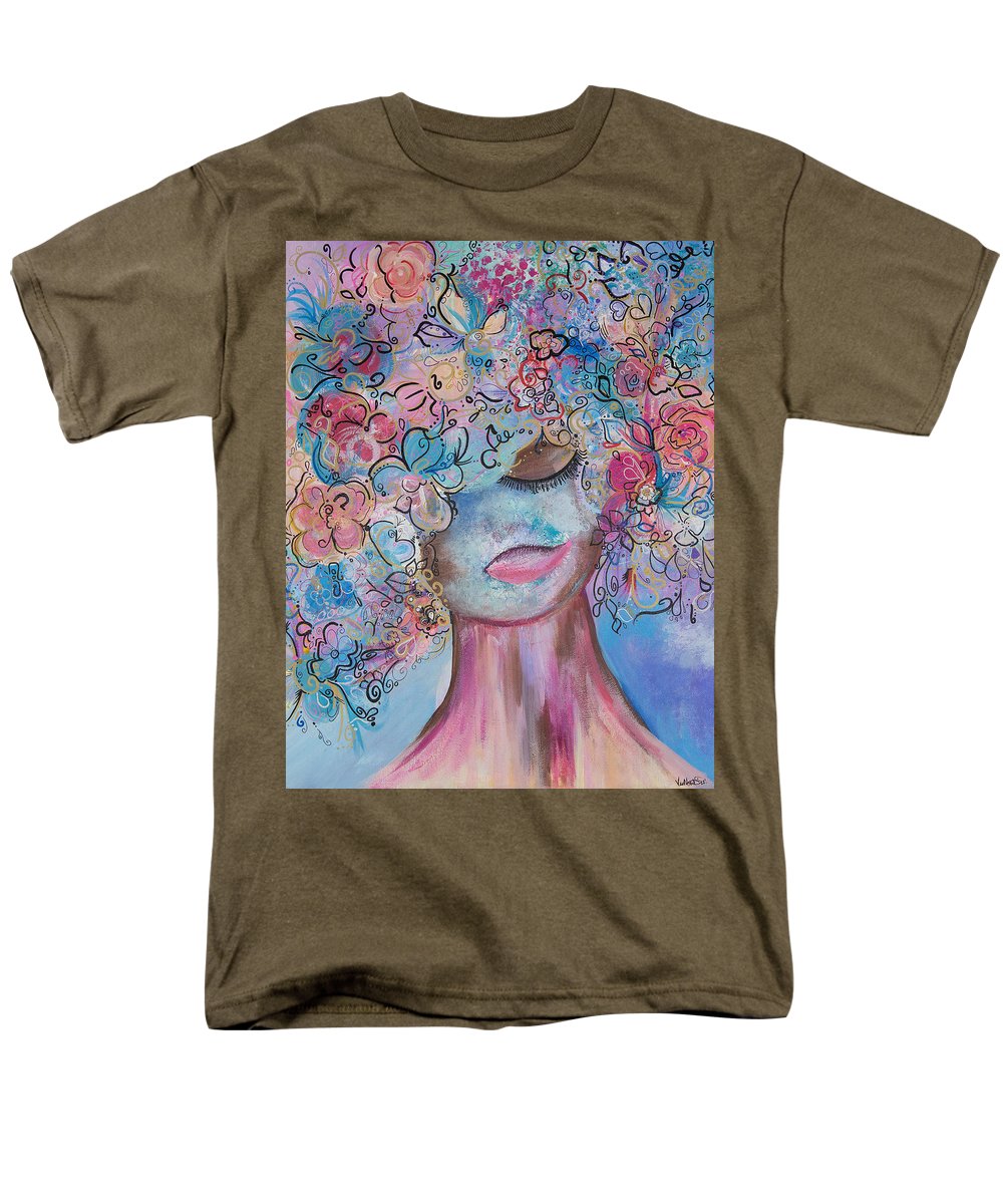 I'm Here - Flower Head Collection - Men's T-Shirt  (Regular Fit)