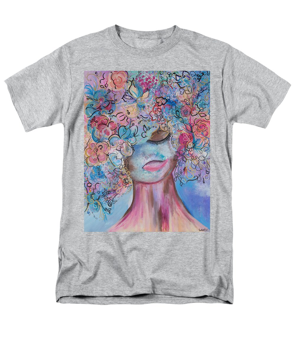 I'm Here - Flower Head Collection - Men's T-Shirt  (Regular Fit)